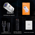 S40 HD portable projector side connectivity