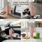 1200ML insulated tumbler for gym travel and office
