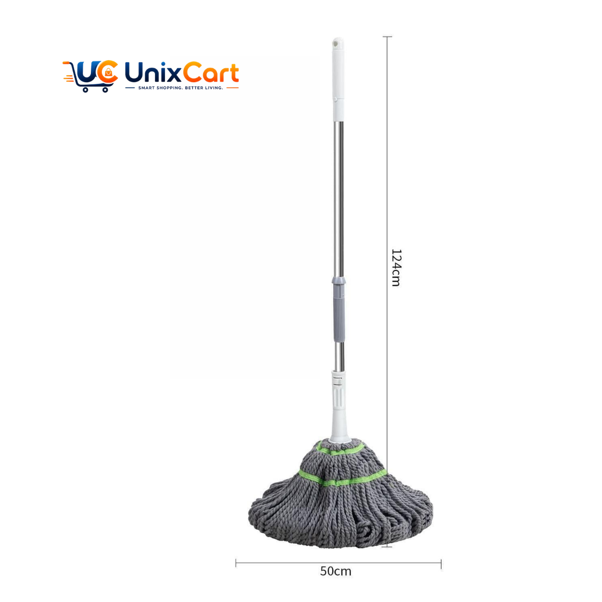 long handle microfiber twist mop for floor cleaning