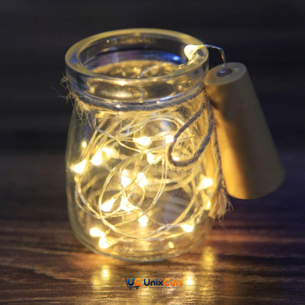 battery operated bottle cork decorative light