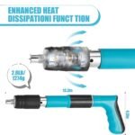 Double muffler silencer design on the nail gun body