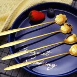 Close-up of gold plating and mirror polish finish