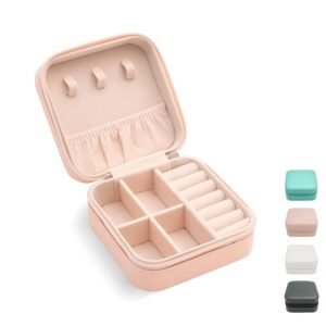 Mini jewellery box PU leather travel organizer