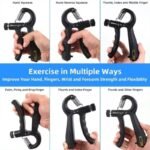 adjustable hand grip strengthener resistance dial