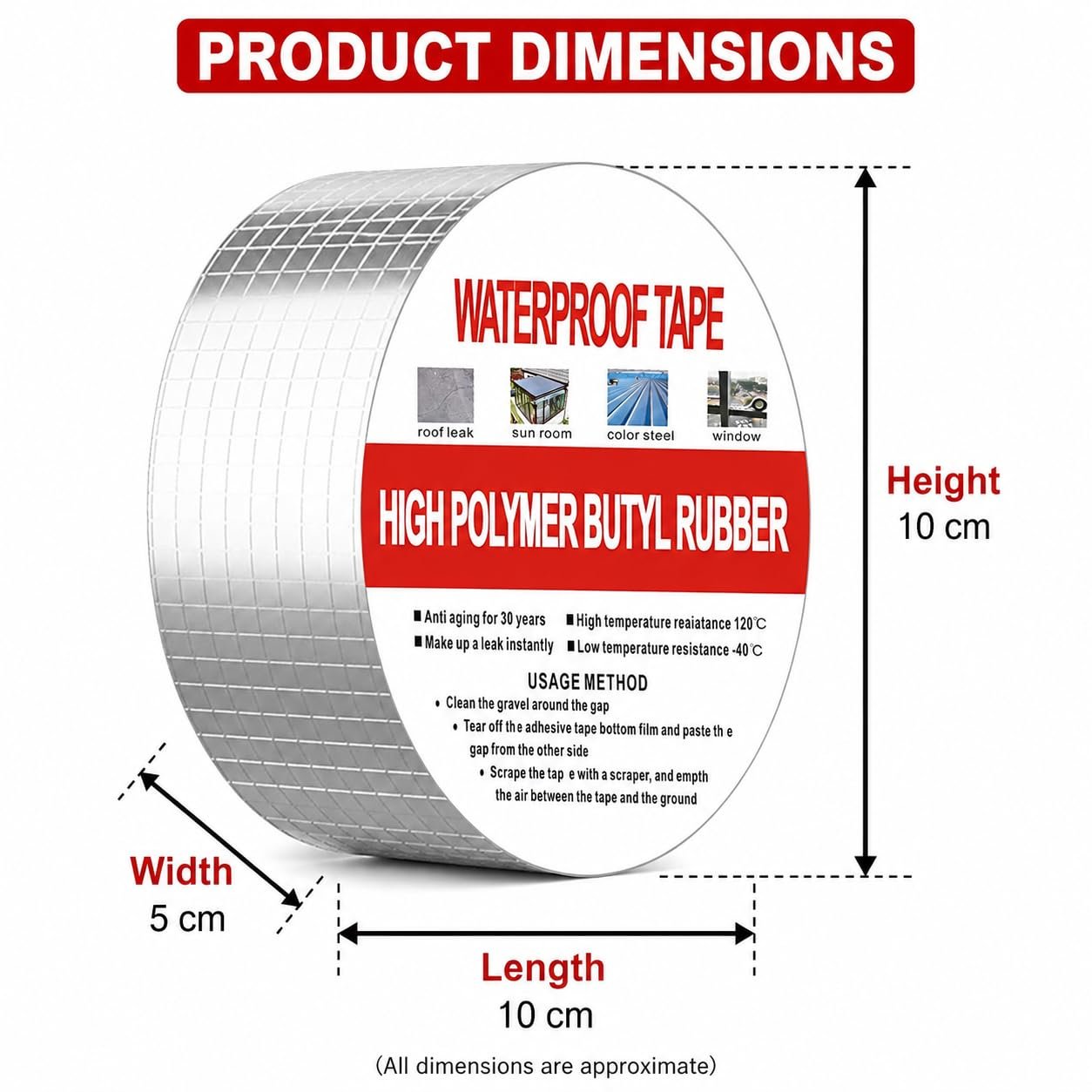 Aluminium Foil Tape 2 Inch × 5 Meter