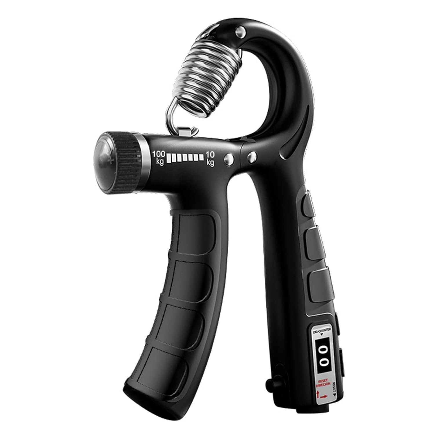 adjustable counting grip hand strengthener