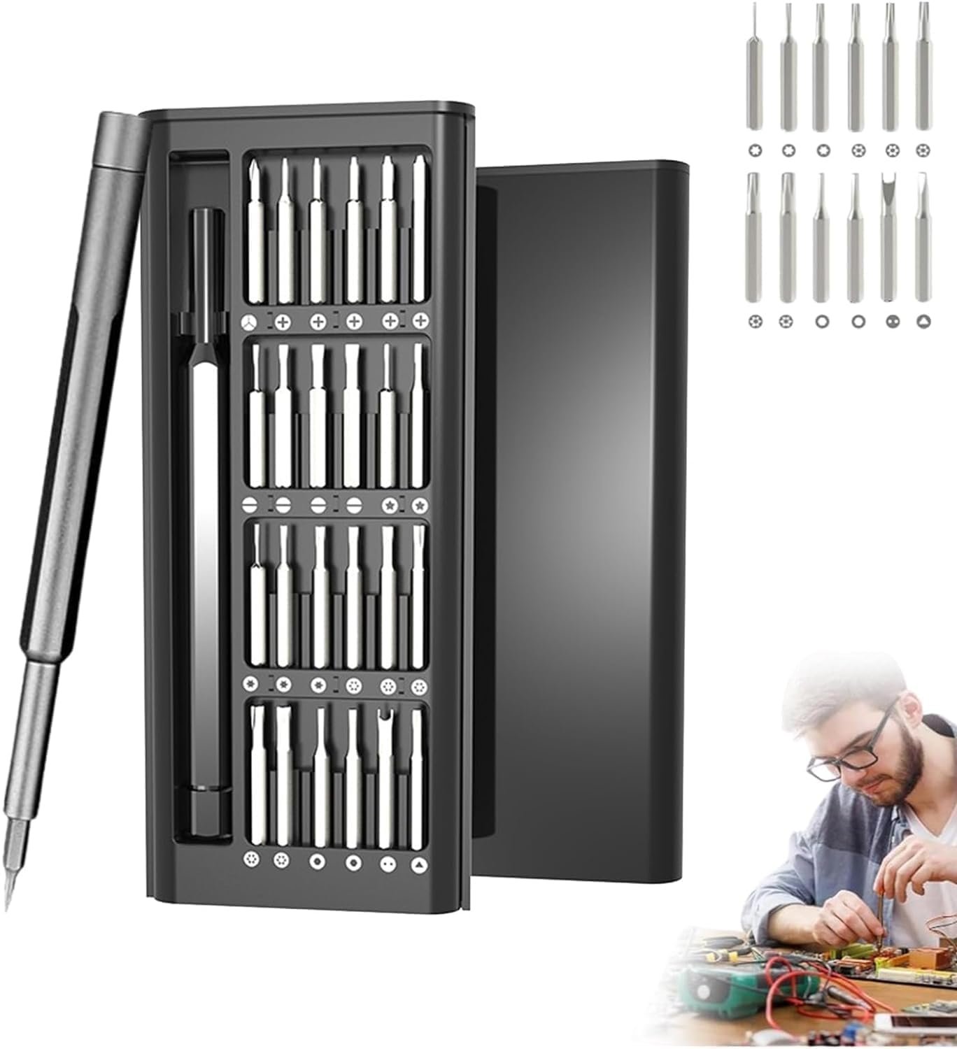 24 In 1 Screwdriver Tool Kit: 1 Best Precision Magnetic Set