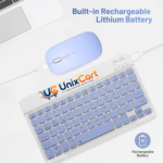Multicolour wireless keyboard mouse combo