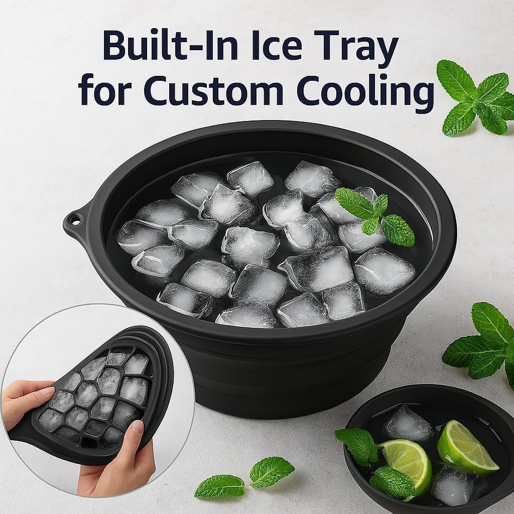 Built-in ice tray shown separately