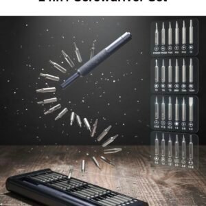 24 piece screwdriver set with storage case
