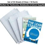 transparent adhesive book cover film for books