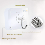 Self Adhesive PVC Flower Wall Hooks | No Drill Wall Hooks