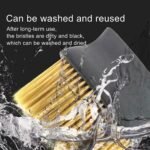 Soft bristle car detailing brush for AC vents