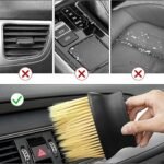Car interior cleaning brush for hard to reach areas