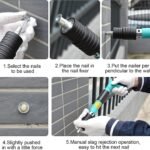 Portable manual nail gun tool