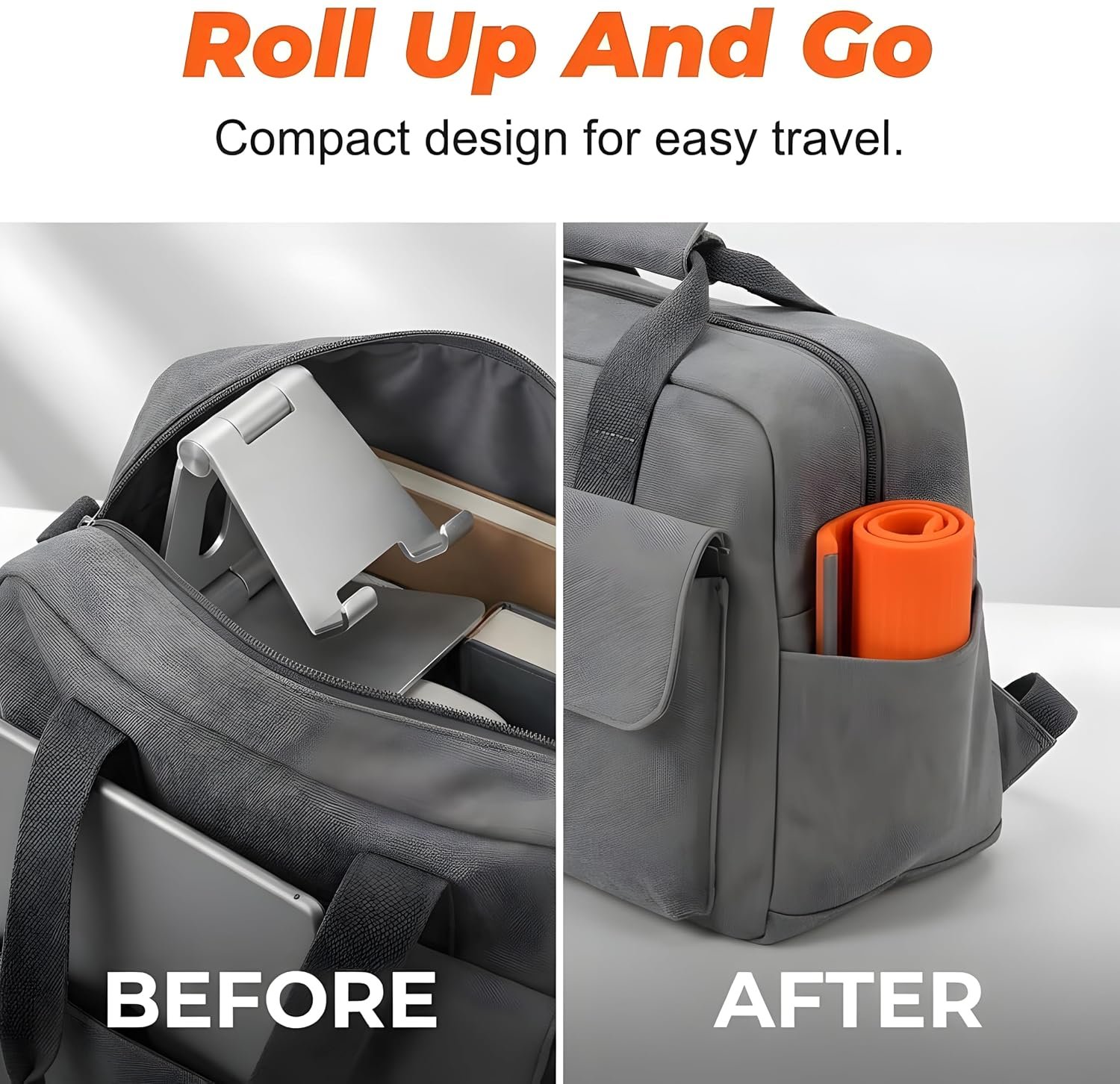 Portable silicone phone stand for home office
