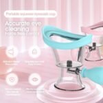 Eye wash cup shown empty before use